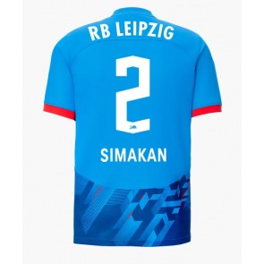 RB Leipzig Mohamed Simakan #2 Tredje Tröja 2023-24 Kortärmad